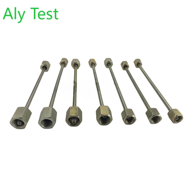 1PCS 20CM S60H PS400A S80H S90H Diesel Fuel Common Rail Injector Tester Tube Pipe M14-12/14/16/18/20 diesel injector tube