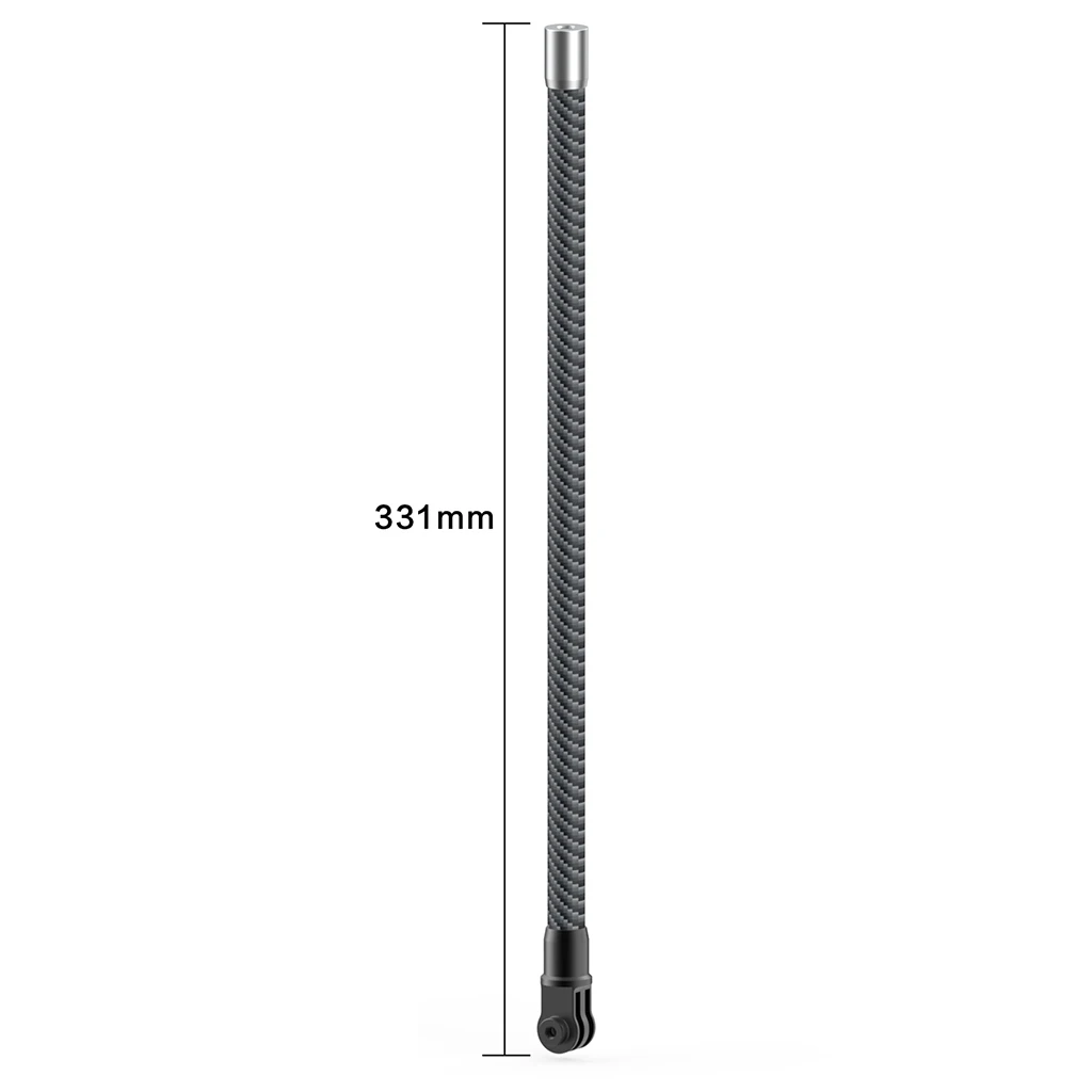 Carbon Fiber Extension Pole Rod 1/4 Screw Self Stick Monopod Bar for Gopro 13 12