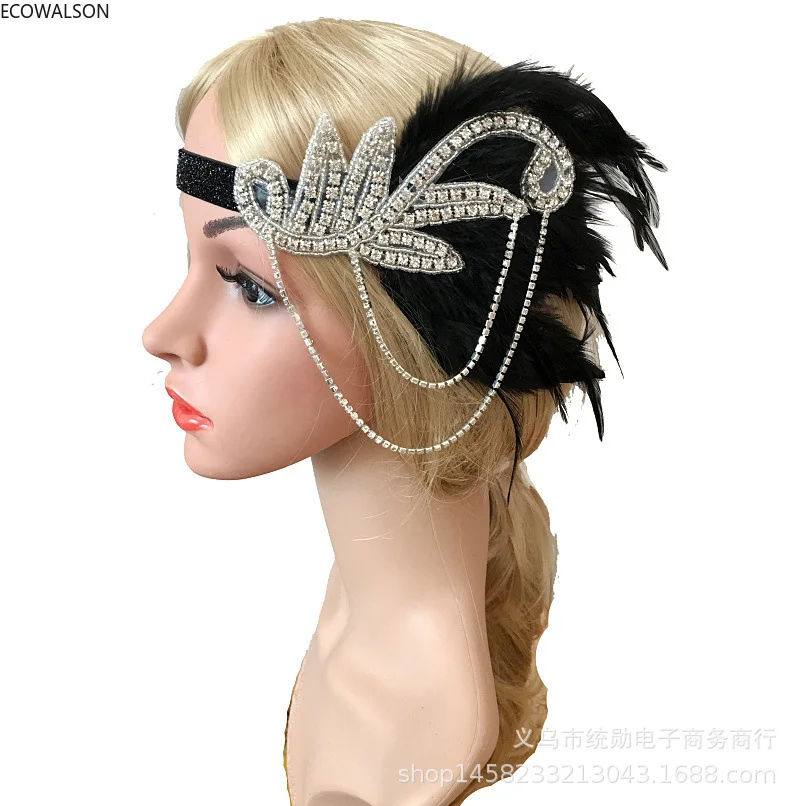 Diadema Art Deco de los años 20 con diseño de Gatsby Diadema Art Deco de los años 20 con diseño de Gatsby