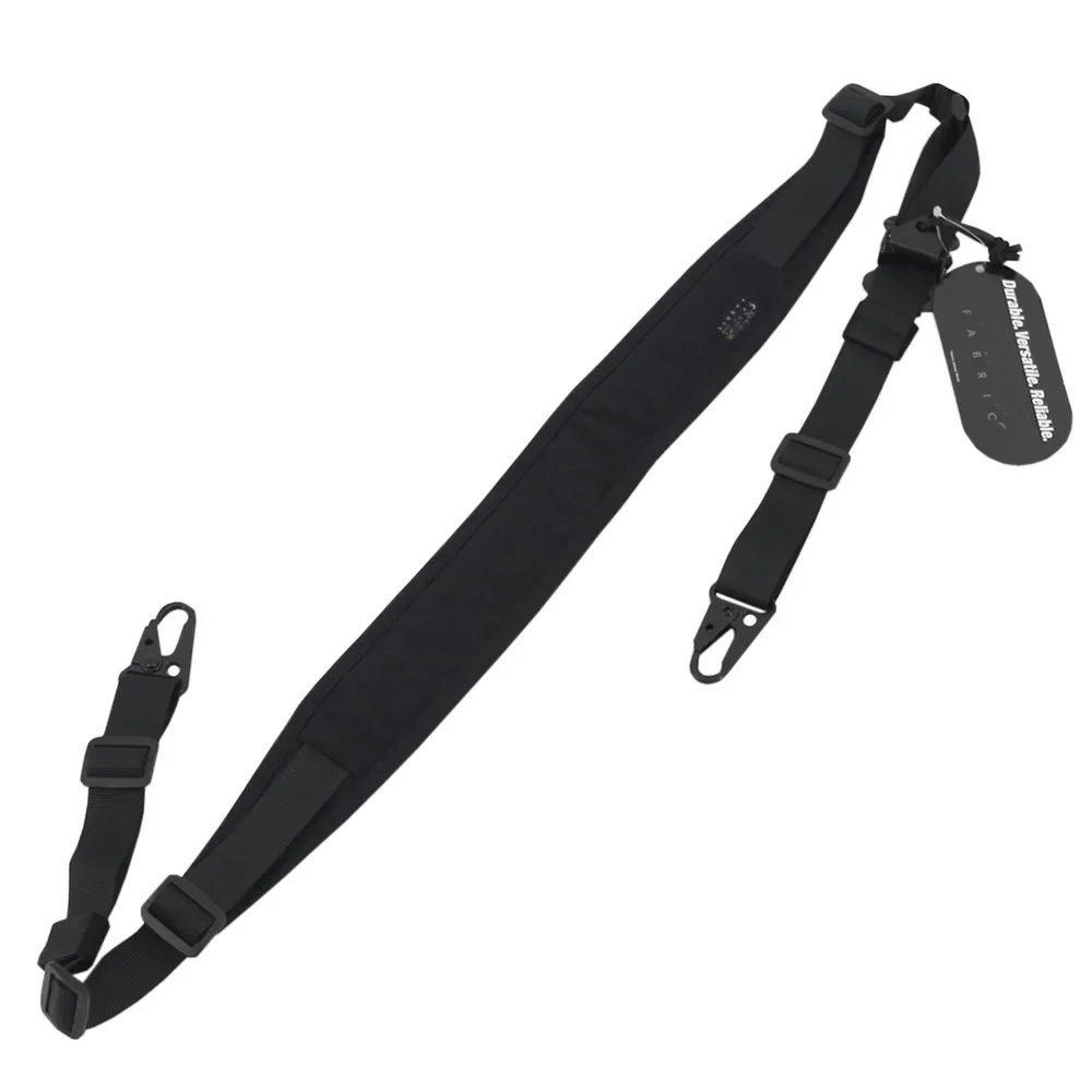 Tactical Modular Rifle Sling Strap, Removível, 2 Ponto, 1 Ponto, 2.25 