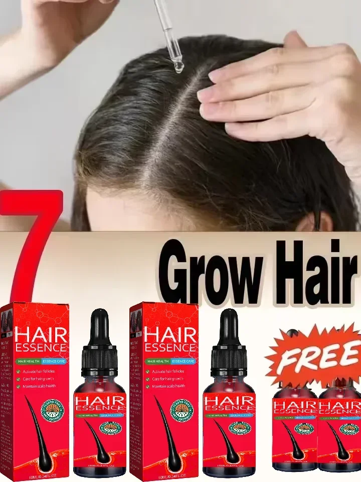 Hair oil for repairing hereditary hair loss, postpartum, seborrheic hair loss
