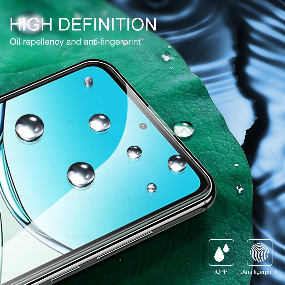 2-Piece Tempered Glass Phone Screen Protector - 9H Clear Film