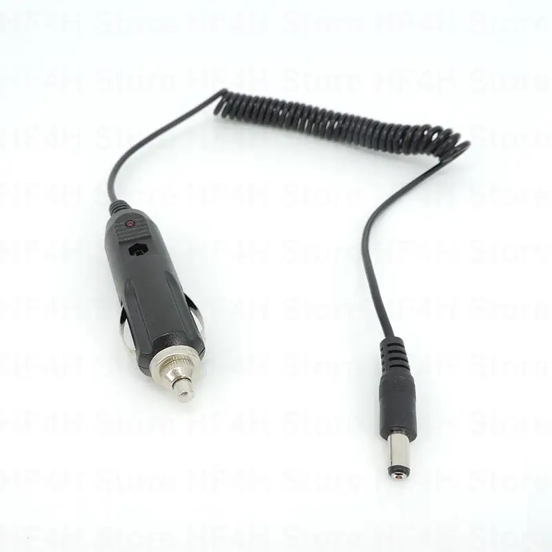 

DC 12V 1A Car lighter Charger to DC 5.5x2.1mm Charging power supply connector Cable Spring Cord Line