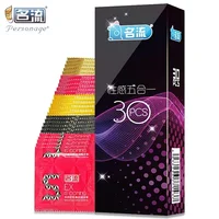 PERSONAGE 30/24PCS 5/6 Gefühle Natürliche Latex Kondome für Männer Erwachsene Sex Spielzeug Sicherer Empfängnisverhütung Kondome für Dick Penis Hülse 3