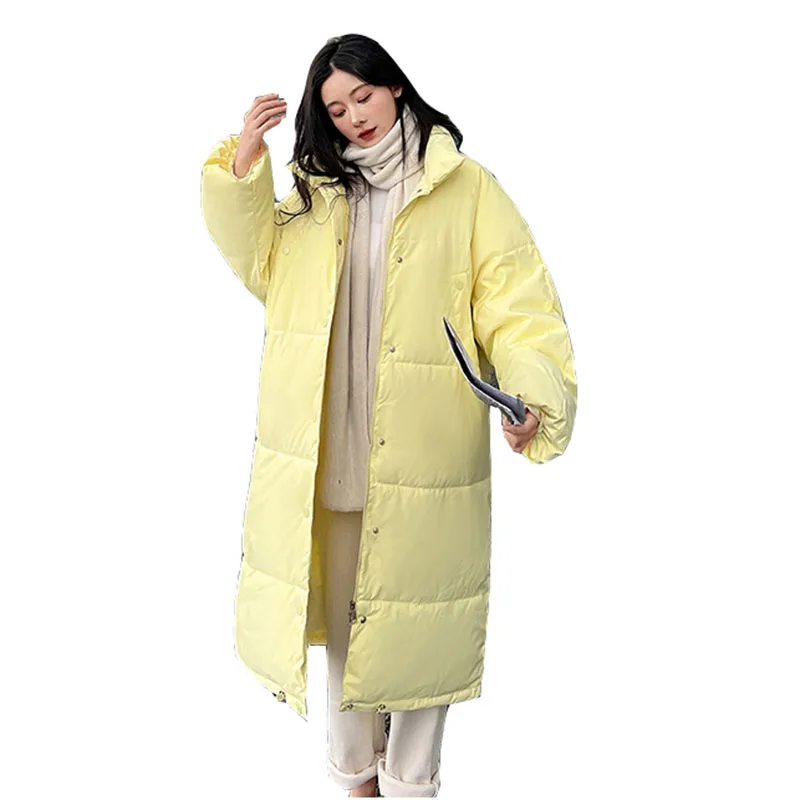 

Tops Overcoat Winter Elegant Leisure Women Down Jacket 2022 New Fashion Warm Temperament White Duck Down Women Down Jacket Y55