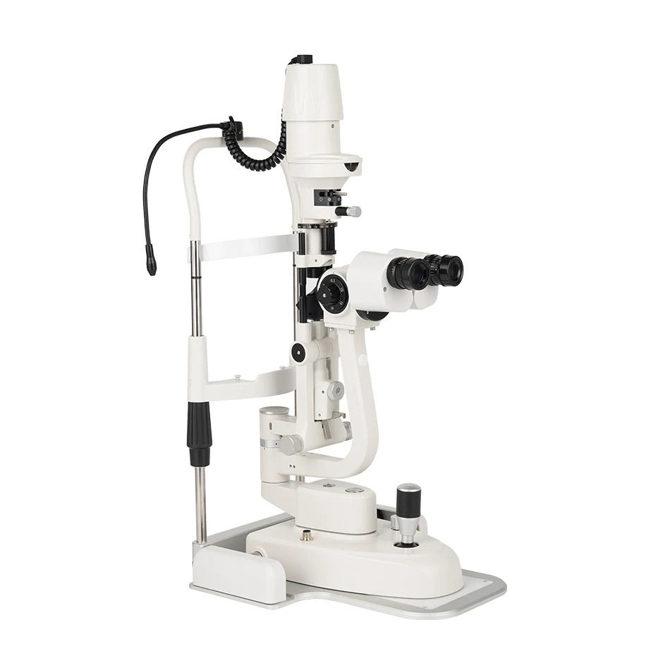 Five Magnifications Ophthalmology Slit Lamp Optometry Microscope with LED Illumination Optical Biomicroscope