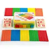 1 Set Kids Preschool Toys Montessori Counting Sticks Rods With Iron Box Math Education For Boys And Girls 1