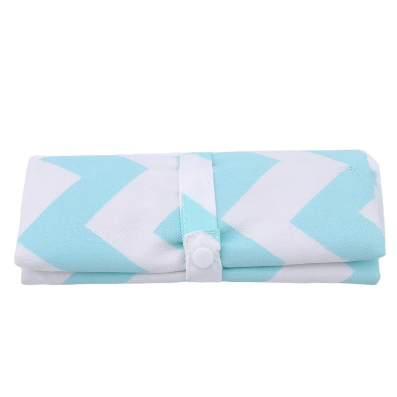 Baby Changing Diaper Pad Cotton Wave Soft Portable Waterproof Insulation Foldable Diaper Changing Mat Baby Care Pads