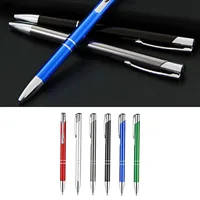 1.0mm Metal Ballpoint Pen Push Button Retractable – Premium Black Ink Smooth Writing for Office School Student Signature 3