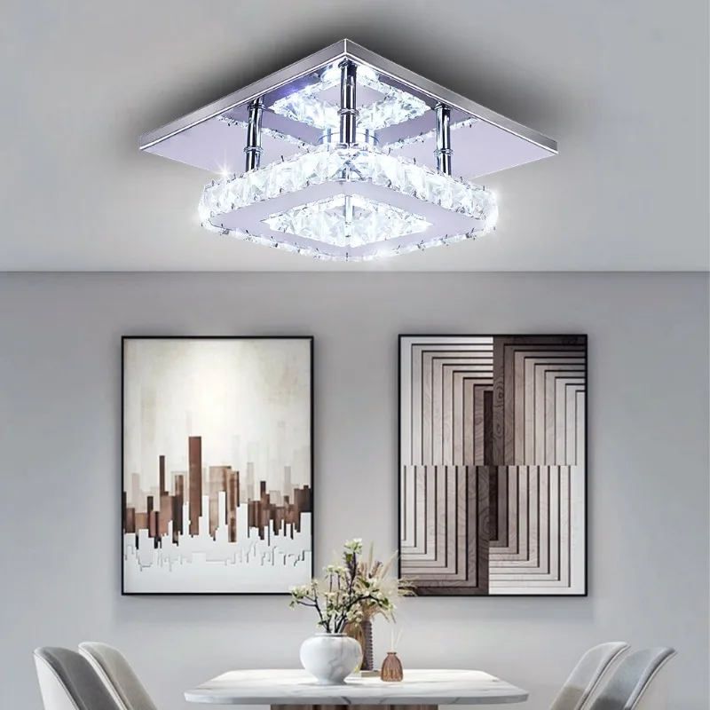 2024-New-Modern-FRIXCHUR-LED-Crystal-Chandelier-Ceiling-Lamp-Simple ...