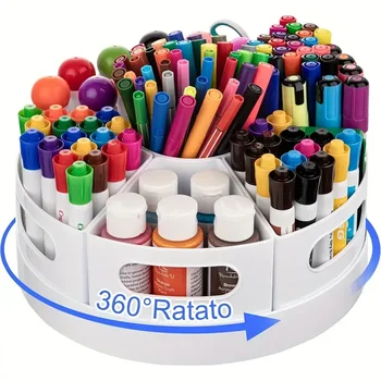 Rotating Desk Organizer Caddy 1