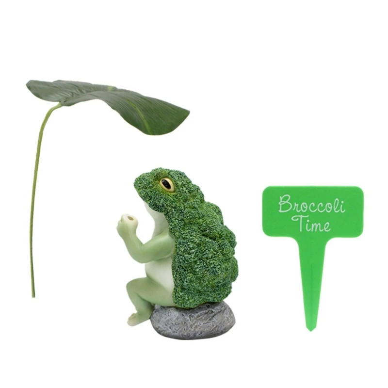 

Outdoor Garden Statues, Cartoon Cauliflower Holding Leaf, Umbrellas