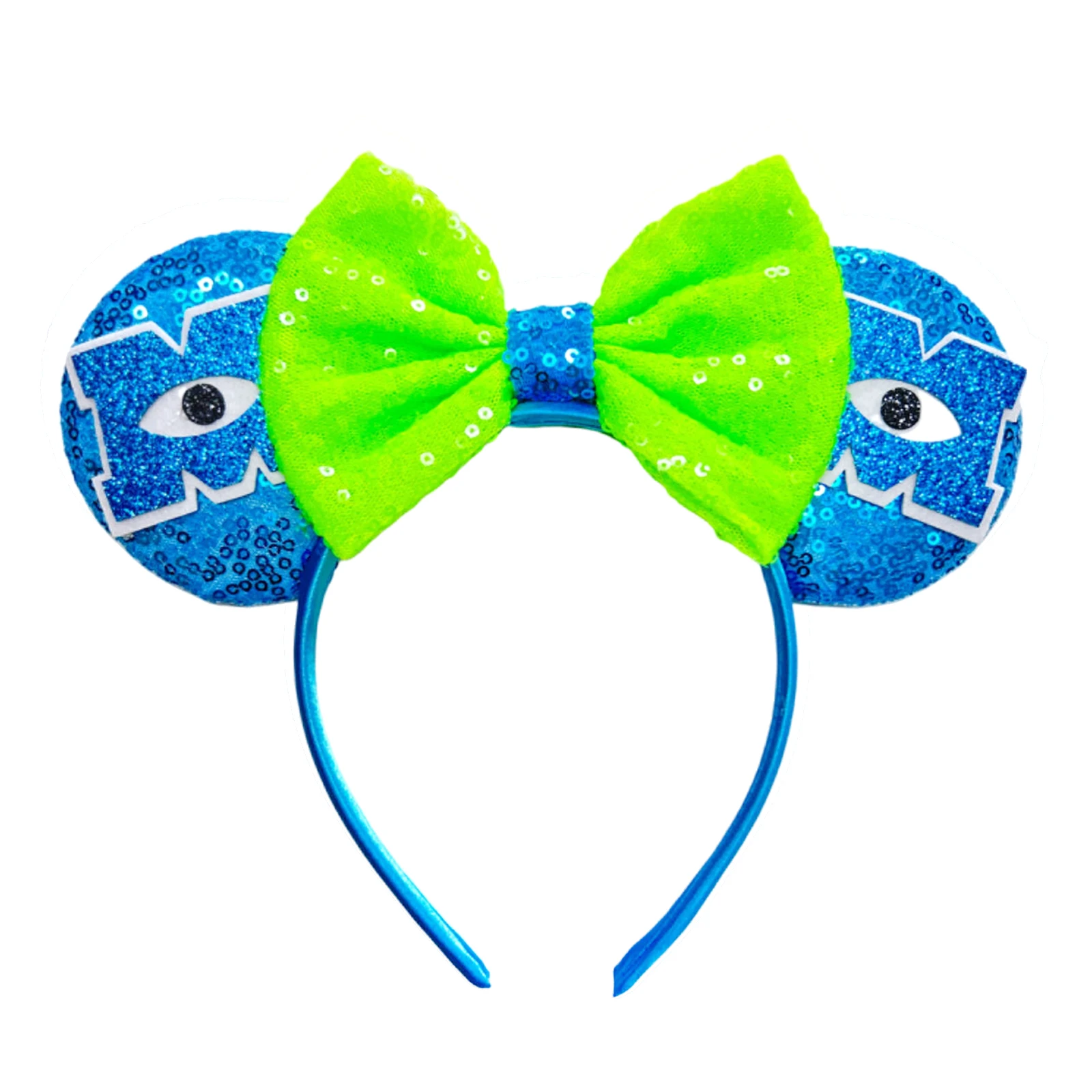 2024 Newest Mickey Mouse Ears Headband Kid Adult Festival Party Sequins Tenia HairBow Hairband Women Girl Hair Accessories Gift 4