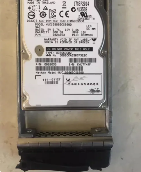 For Netapp E X4051B R6 111 01127 600G 10K 2 5 SAS E2600 2700 hard drive