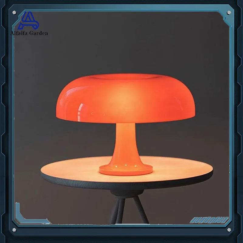 

Minimalism Mushroom Table Lamp Ornament Light E14 for Livingroom Bedside Study Hotel Decoration Bulbs and Lamp Sold Separately