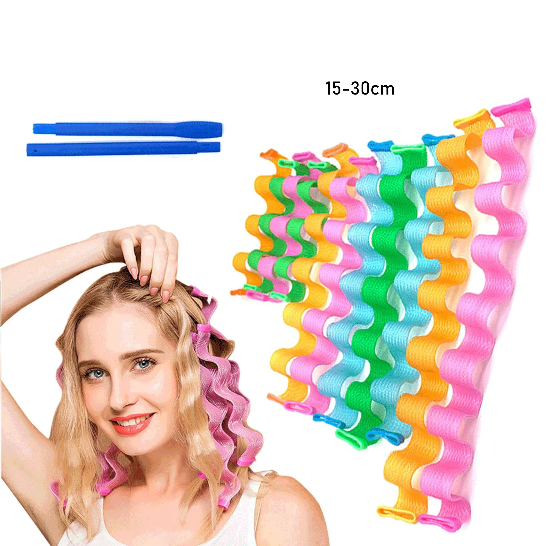12/18/10pcs Hair Curlers No Heat Women Hairstyle Hair Roller Sticks Heatless Beauty Makeup Curling Rollers Styling Tools
