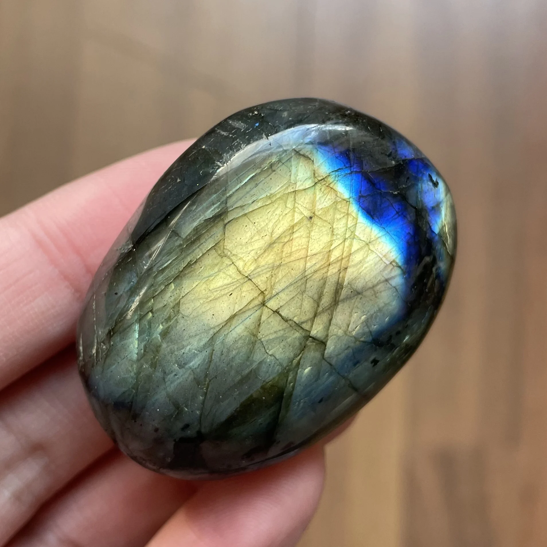 

63g Natural Stone Labradorite Rock Crystal Decoration Rough Polished Quartz Moonstone Healing