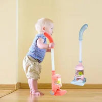 Kids Electric Vacuum Cleaner Cleaning Set Toy Light Music Simulation Housework Dust Catcher Role Pretend Play House Game Gift 1