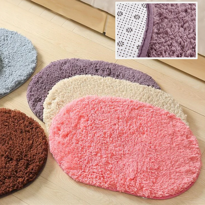 Absorbent Soft Fine Fiber Bedroom Bathroom Floor Mat Non-slip Door Mat Shower Rug Full Latex Non-slip Bottom 30*50cm floor mat bathroom mat absorbent bathroom mat bathroom floor mat bath mat anti slip mat