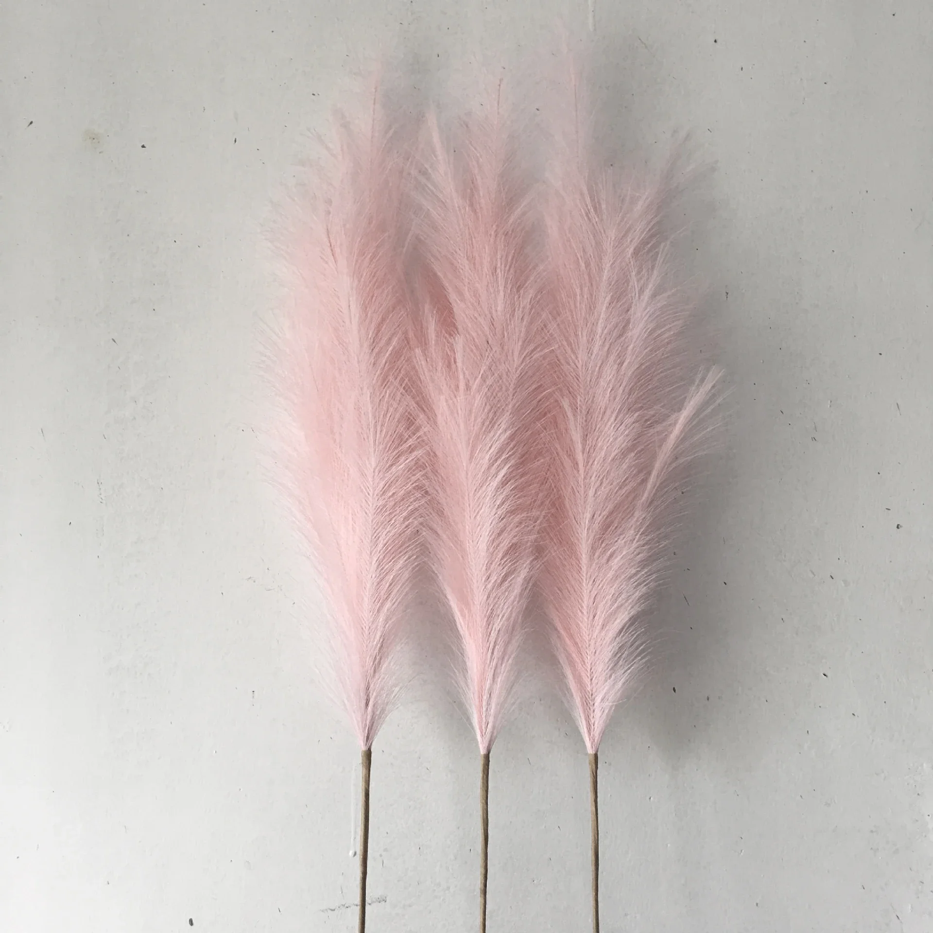 Faux Pampas Grass Floor Vase