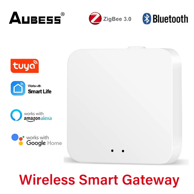 Capteur intelligent de température et d'humidité, wi-fi, Tuya Smart Life  App, ZigBee, fonctionne sans fil, passerelle Hub filaire, Alexa et Google  Assistant - AliExpress