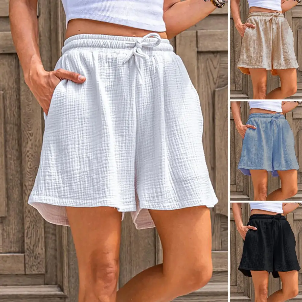 Marissa | Women’s Casual Elastic Waist Drawstring Shorts