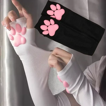 Cute Cat Paw Sleeves 1