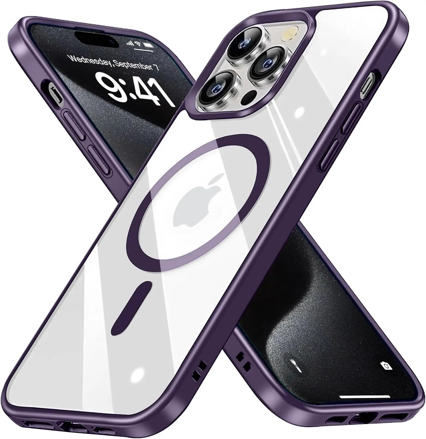 Crystal Clear Anti-Yellowing MagSafe Compatible Phone Case