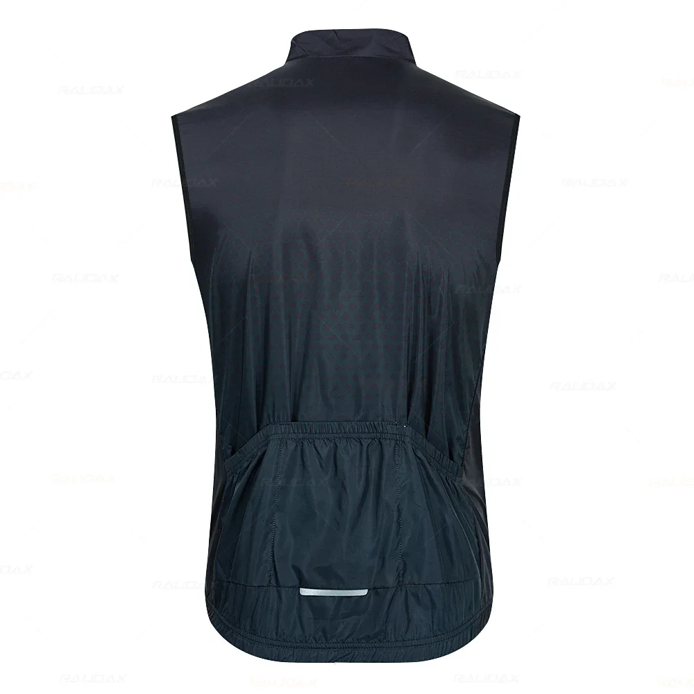 Windproof Cycling Vest Unisex Bicycle Vests Light Coat Cycling Clothing Color Stripe Sleeveless Windbreaker Runing Jerseys
