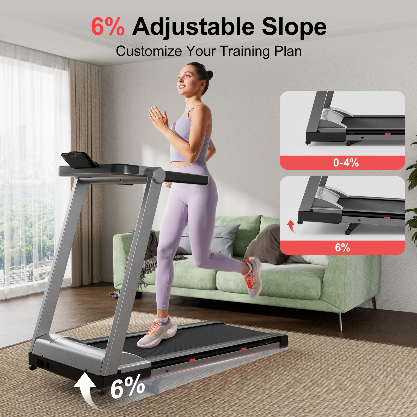 Foldable Smart Home Treadmill 3