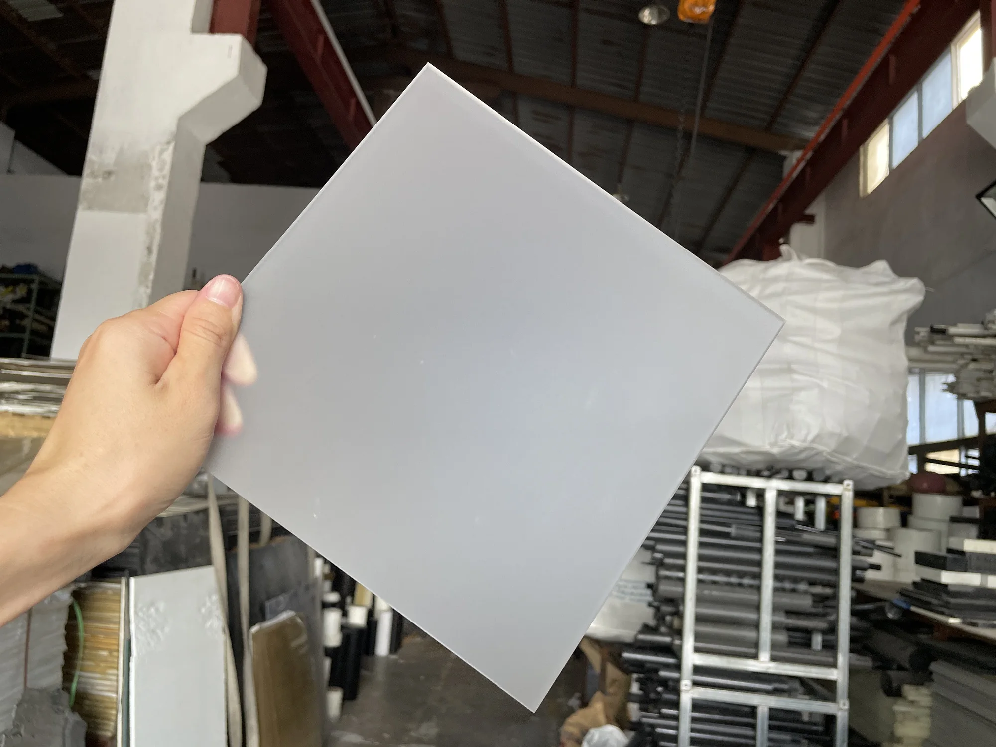 1pc 2 Mm Simple Matt Cristal Clair Transparent Transparent En Plastique