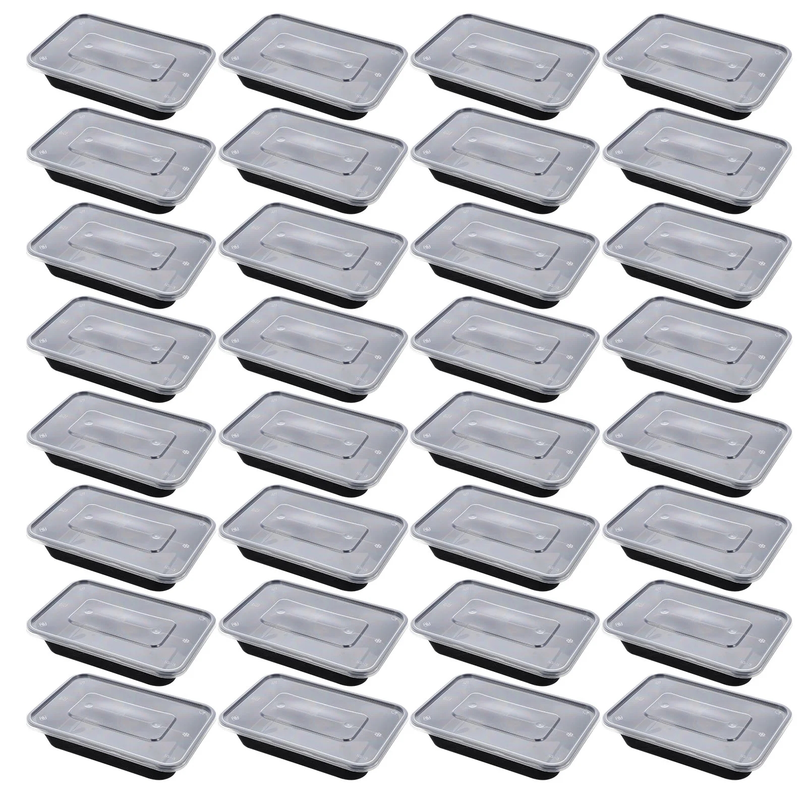 

Disposable Lunch Box Plastic Bento Boxes Picnic Portable Food Wrapping Takeaway Containers Go Rectangular