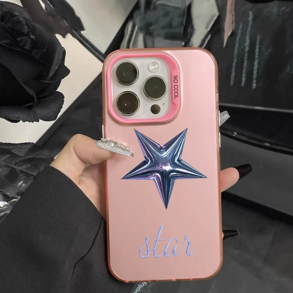 Luxury Shockproof Star Design Back Cover