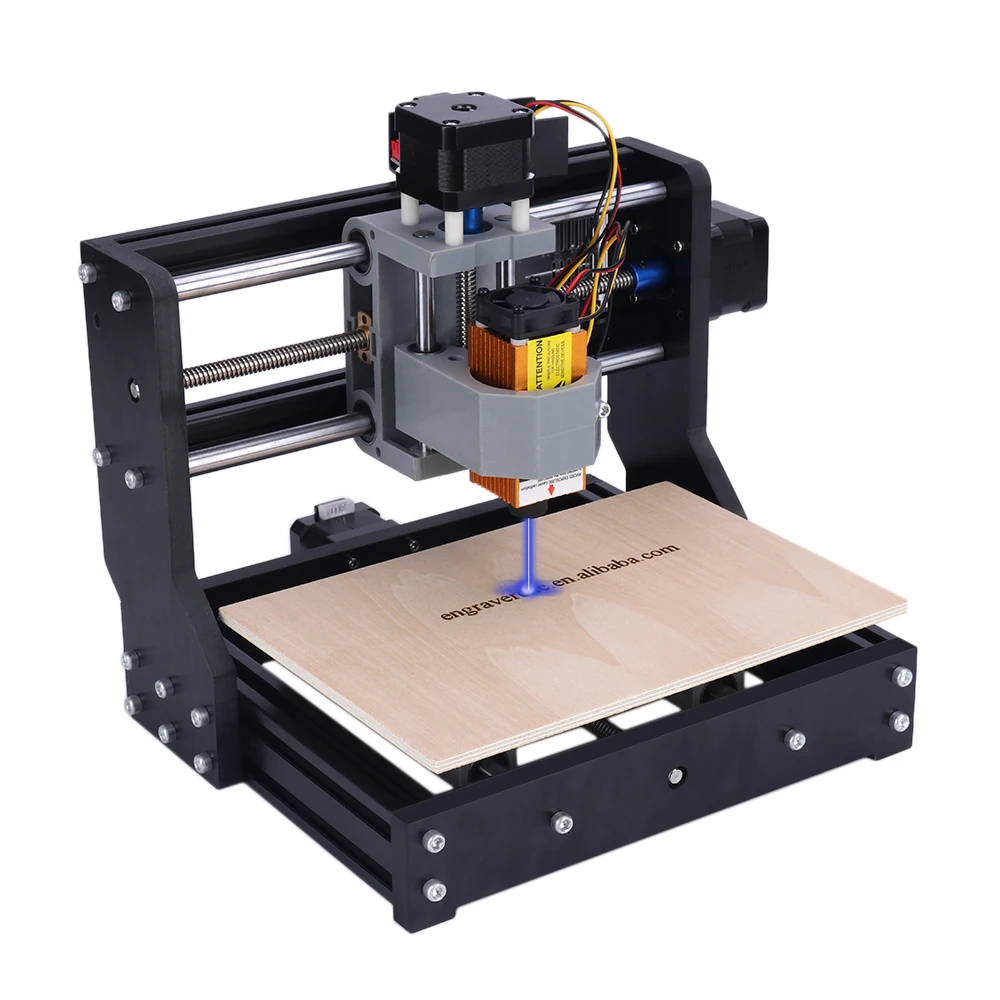 Mini laser engraver CNC Router 1610 pro Engraving Milling Machine tool Kit PCB Wood  Laser Engraver with ER11 Collet