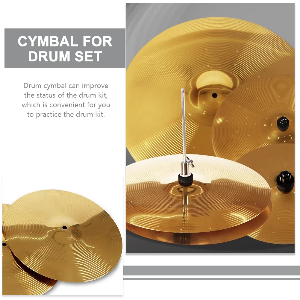 8 Inch Cymbal Brass Alloy Drum Cymbals Splash For Drums Set Crash Metal Jazz Electronic Musical Instruments Drum Kit