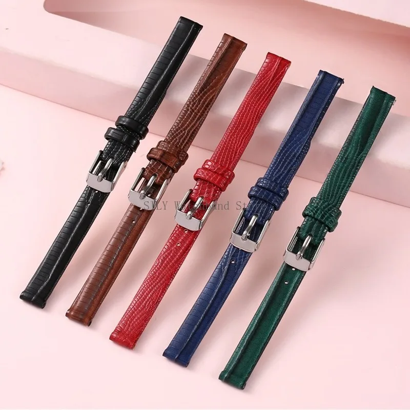 Premium Slim Leather Watch Band – Soft, Sporty, and Universal Fit