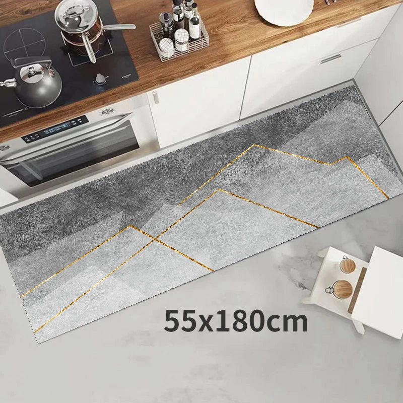 Kitchen Balcony Entry PVC Carpet Home Living Room Washable Carpets Waterproof Oil-proof Non-slip Rug Largearea Mat Easy To Clean 4