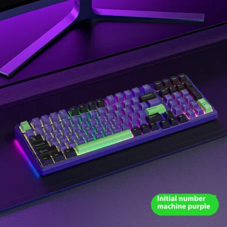 Furycube K99pro 기계식 키보드 트라이 모드 Bluetooth 무선 키보드 맞춤형 가스켓 Rgb Esports 게임용 키보드 Pc Office byU
