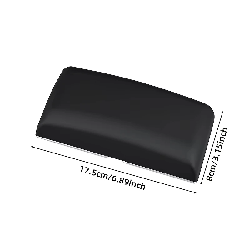 Magnetic Car Sun Visor Eyeglass Holder with Electroplated Finish