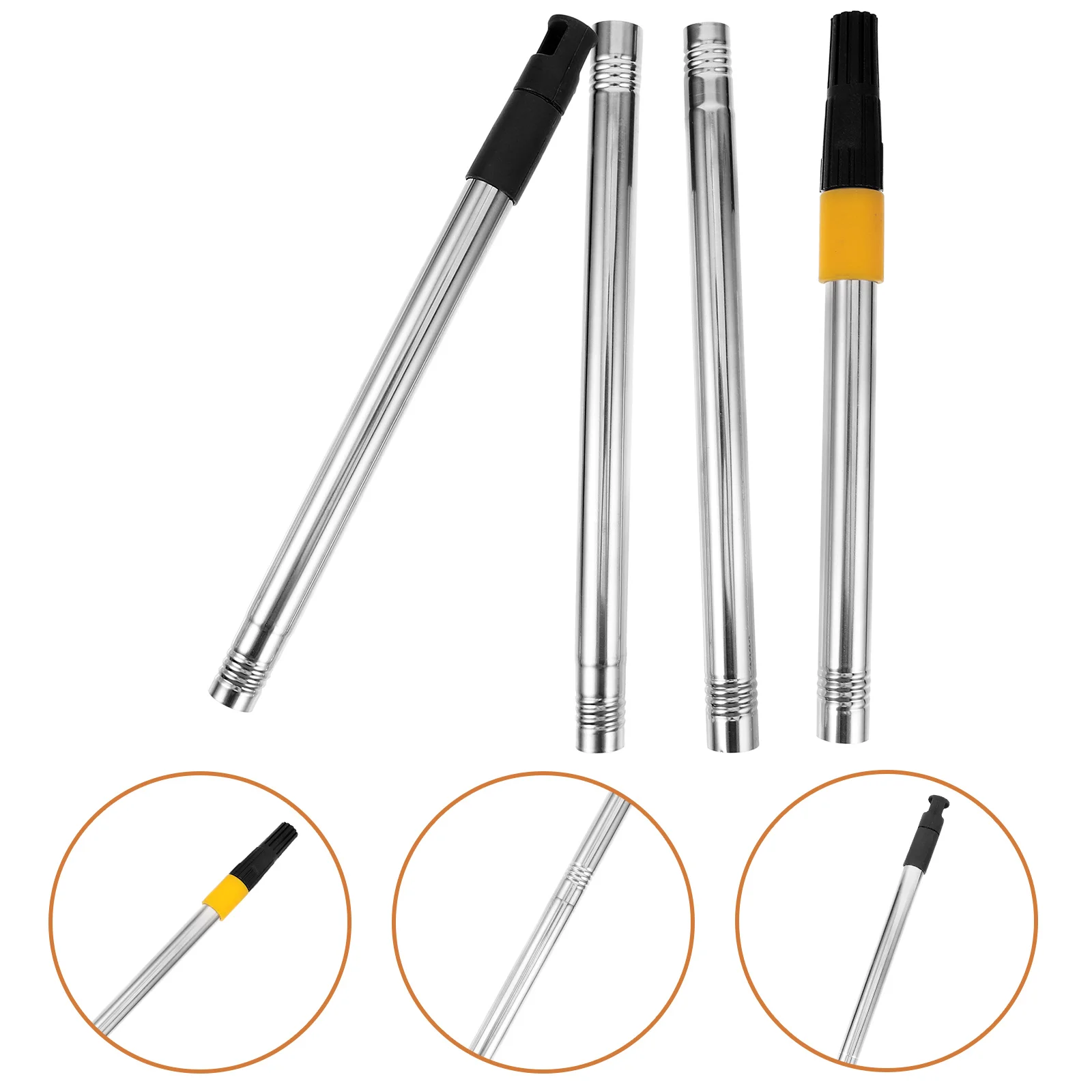 

Roller Poles Kit Paint Extension Brush Window Cleaning Tools Stainless Steel Rod
