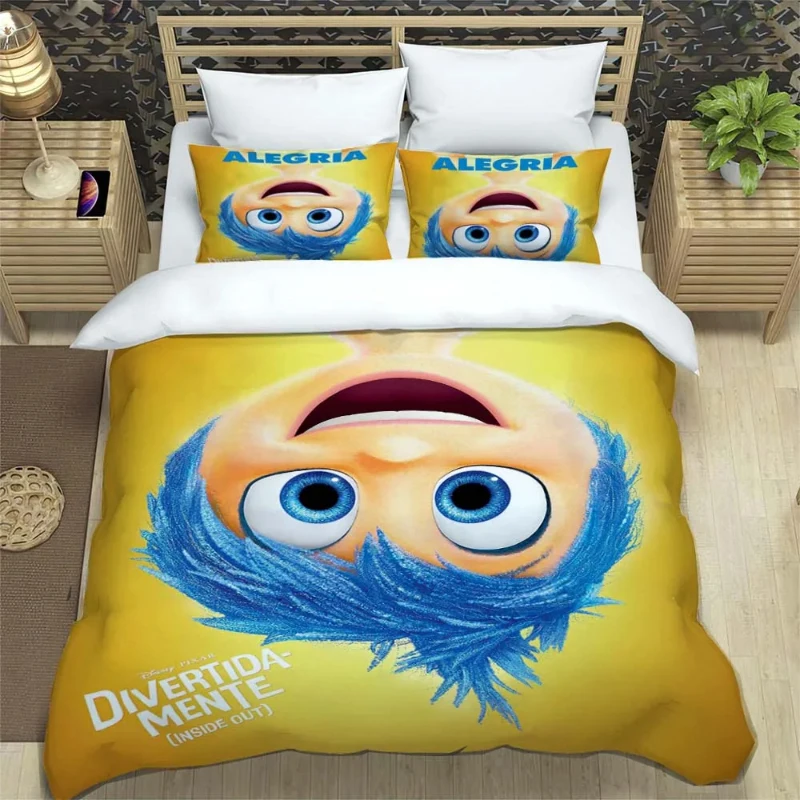 thumbnail image 1 of Disney-Juego de ropa de cama con dibujos animados para niños, funda de edredón con funda de almohada, decoración de dormitorio, regalo de Navidad, 2 piezas, 1 of 5