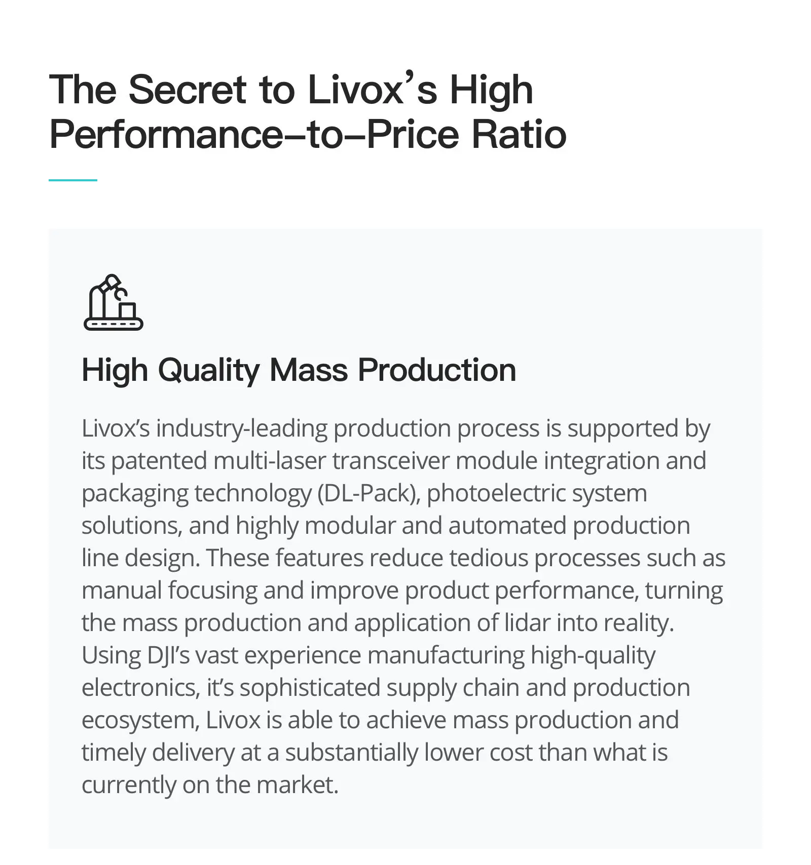 Livox Avia LiDAR,Laser detection rangefinder