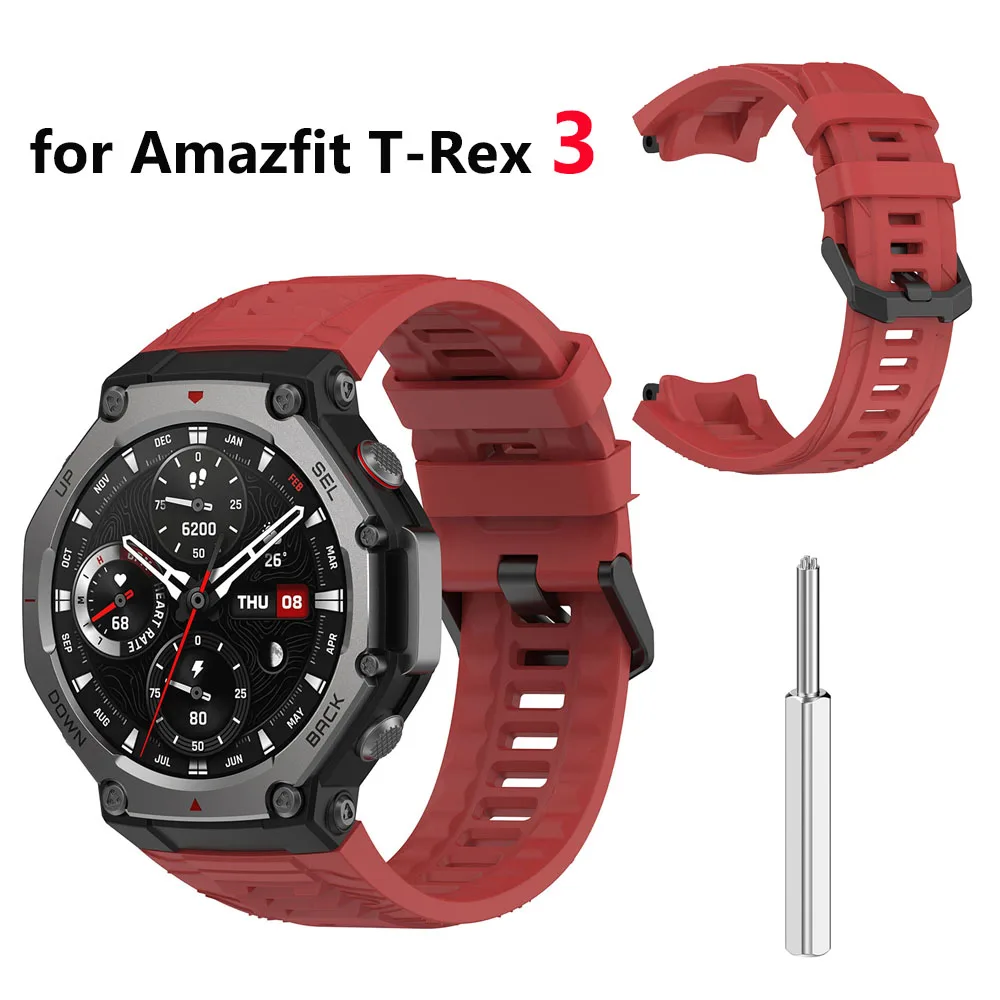 Premium Silicone Replacement Watch Band - Durable & Comfortable Strap for Smartwatches