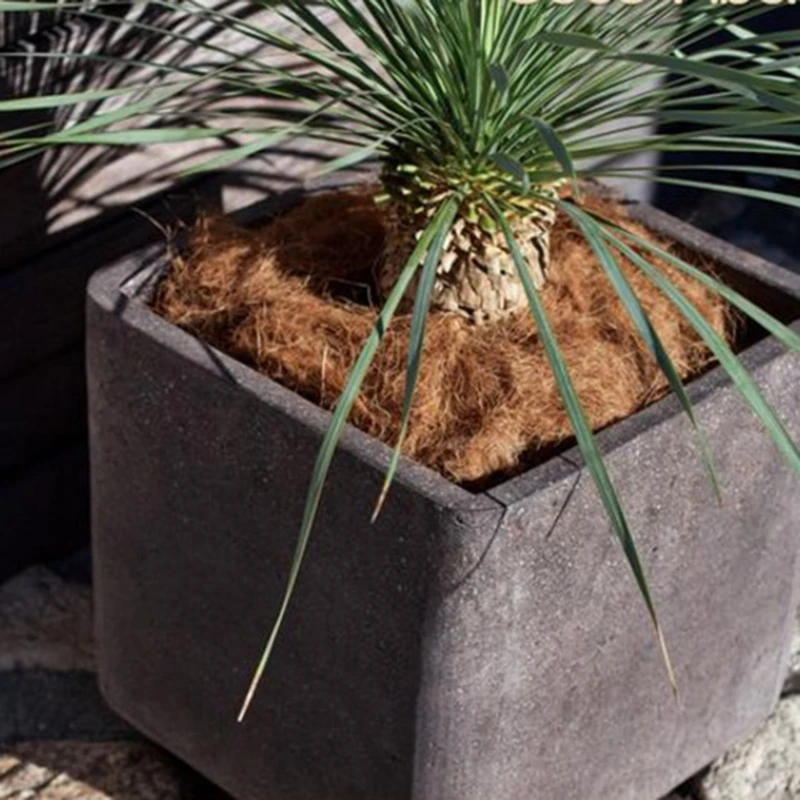 Potted Coconut Silk Pet Nest Coconut Shell Fiber Pet Bedding Pest Control Protect Plant Soil Temperature