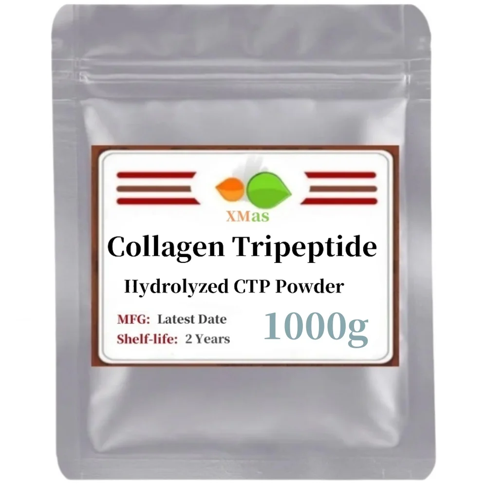 50-1000g 100% Hydrolyzed Ctp Collagen Tripeptide Powder,skin Whitening And Smooth,delay Aging 5