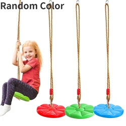 Children's Indoor & Outdoor Adjustable Hanging Swing Seat (Random Color)
