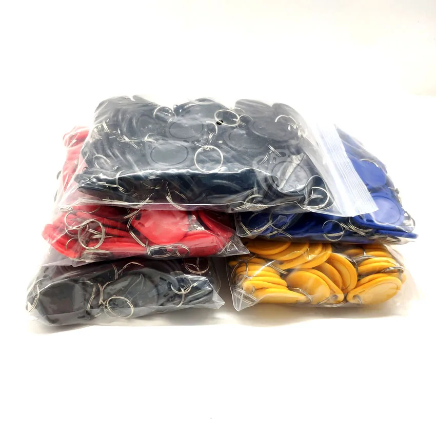 100pcs/Lot 13.56MHz Rewrite 0 Block UID RFID Tags Writable Keyfobs ISO14443A Key Fob Used to Copy Mif Card 6