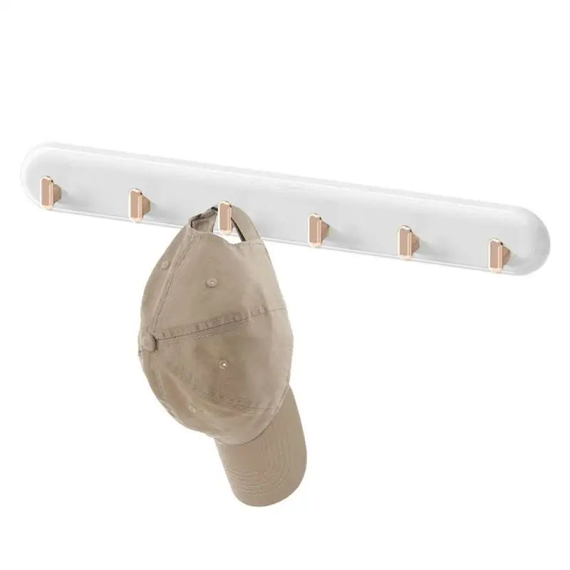 

Настенные крючки для ванной комнаты, вешалка для полотенец, настенные крючки без сверления, кухонные крючки, вешалка для пальто с 6 крючками для посуды