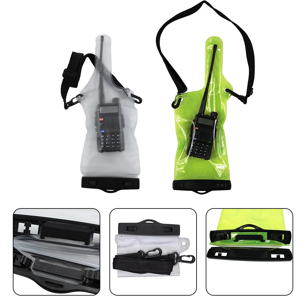 Protective Case Waterproof Bag 33CM*11.5CM Bustproof Cover For Walkie Talkie Lightweight PVC Portable Practical