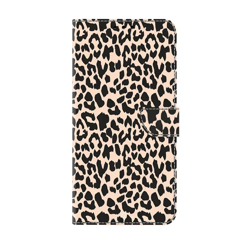 3D Flower Painted Leather Phone Wallet Case